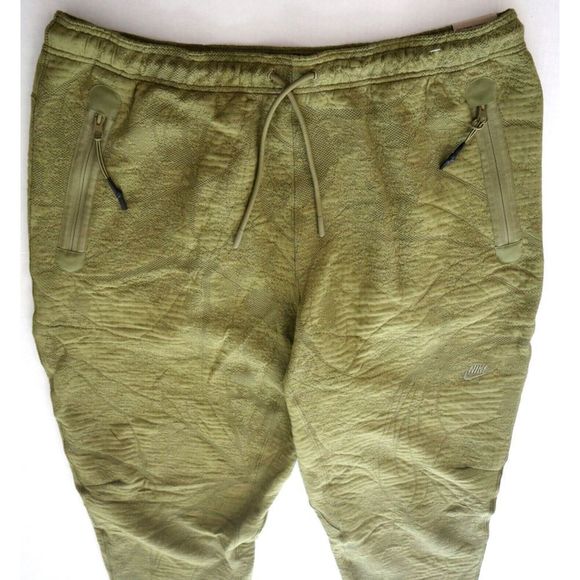 Nike DX8048 378 Men's Sz 2XL Green Therma-Fit ADV Tech-Pack Fleece Pants $145 - Picture 5 of 9